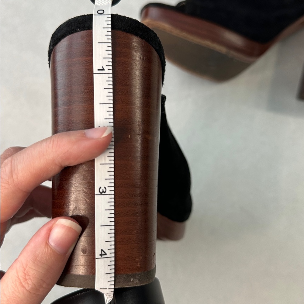 Frye Karissa Black Suede Mule - Picture 10 of 11